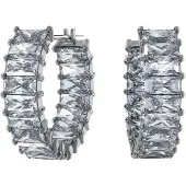 Swarovski Oorbellen zilver