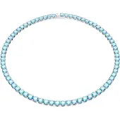 Swarovski Ketting azuur / zilver