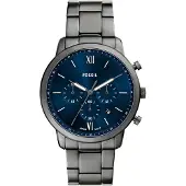 Fossil Analoog horloge 'Neutra' ultramarine blauw / grafiet