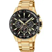 Festina Analoog horloge goud / rood / zwart