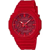 Casio G-shock Heren Rood Horloge GA-2100-4AER