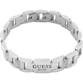 GUESS Armband zwart / zilver
