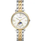 Fossil Analoog horloge blauw / goud / zilver / wit