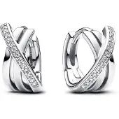 Pandora Signature - Zilveren Oorbellen Voor Dames