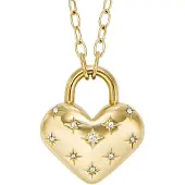 Fossil Ketting 'Sadie' goud / transparant