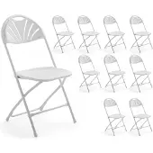 Oviala - Set van 10 opengewerkte inklapbare stoelen - REKKEM