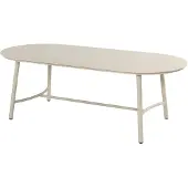 Hartman Tuintafel Flora Ceramic Dining Table Sand Frame Beige Ceramic Top 220 x 100 cm