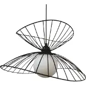 Bamyum Hanglamp Vertigo, dimbaar, zwart, Woon-/ Eetkamer, metaal, hanglamp