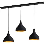 Bamyum Hanglamp 3 Brandbaar Zwart, Adash, Metalen Lamp