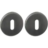 Intersteel Q sleutelrozetten verdekt ø52x6mm pvd antraciet