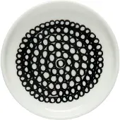 Marimekko Siirtolapuutarha bordje 8,5 cm zwart-wit