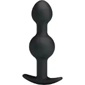 Pretty Love - anaal dildo met binnenbal - zwart