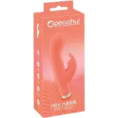 Peachy You2Toys - mini rabbit vibrator - oplaadbaar - perzikkleur
