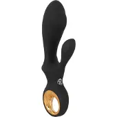 Eternal - opblaasbare vibrator met clitorisstimulator - zwart