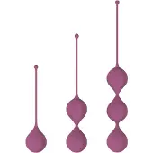 Cotoxo Belle - geishaballen set 3-delig - silicone - paars