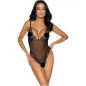 Cottelli Stijlvolle Body Ouvert met Open Kruis