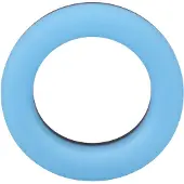 Doc Johnson The Big O - verlicht penisring - blauw