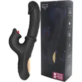 Wilson - duwende vibrator met clitorishendel (zwart)