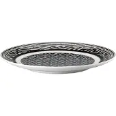 Rosenthal Versace La Greca Handtekening Zwart Broodbord 17 cm