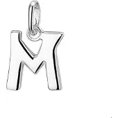 The Jewelry Collection Zilveren Hanger letter M 1002775