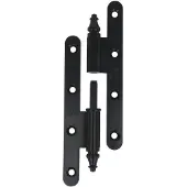 AMIG Paumellescharnier met vaaskop 140 x 55 x 3 mm rechts zwart