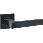 Intersteel deurkruk Q 05 op rozet vierkant verdekt 53x53x6mm - PVD zwart