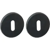Intersteel Deurbeslag | Sleutelrozet | (Rond, RVS, Zwart)
