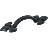 ODShop Booggreepje Bewerkt 106 mm IJzer zwart