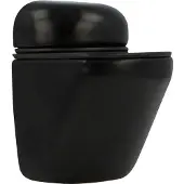 AMIG Glasplaatdrager rond zwart
