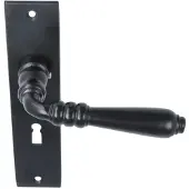 ODShop Deurklink ijzer zwart op Kortschild SL56