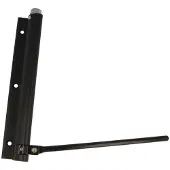 AMIG Deursluiter zwart met rvs arm