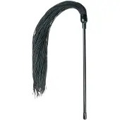 Easytoys Fetish Collection - zweep - siliconen tickler - zwart