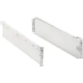 AMIG Paar ladegeleiders 50 cm wit Mod. 30