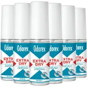 Odorex Extra Dry Anti-Transpirant Spray - 6x 30ml - Voordeelverpakking