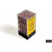 Chessex Mercurius Gespikkeld D6 16mm Dobbelsteen Set (12 stuks)