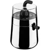 Alessi Elektrische citruspers TORU 32 cm, zilver / zwart, roestvrij staal,