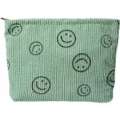 Juleeze Toilettas Dames 27x5x17 cm Groen Katoen smile