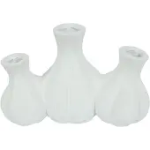 Countryfield Vaas Fabio Bulb geschakeld 3 aardew L26,5B13H17CM wit