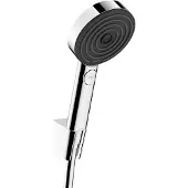 Hansgrohe Handdouche set Pulsify S Porter Set 105 3 Jets Met Doucheslang 125 cm Chroom