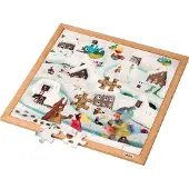Educo Extreem weer puzzel - Kou - 64 stukjes -