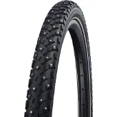 Schwalbe Buitenband Marathon Winter Plus 28x2,00 (50-622), HS396, met stalen karkas, 208 noppen, SmartGuard, zwart, reflecterend, artikelnummer 11100597.01