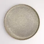 Tokyo Design Studio – Rond Bord met Rand – Grijs – 26,5x3cm