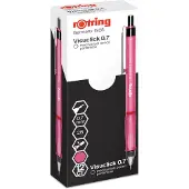 Rotring Visuclick-vulpotlood | 0,7 mm | 2B-stift | Felroze behuizing | 1 stuk