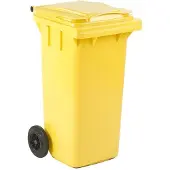 ESE Afvalcontainer 120 liter geel - Container 120 liter - Kliko