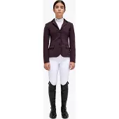 Cavalleria Toscana Girl Gp Young Rider Jacket Dark Purple (3A00)