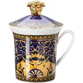 Versace Mok met Deksel Blauw 0,35 L