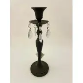 J-Line kandelaar nial. druppels smeedijzer donkerbruin 30cm