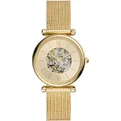 Fossil Analoog horloge goud / zilver / wit