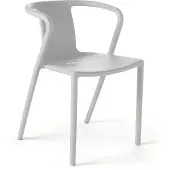 Oviala - Lot van 4 witte plastic polypropyleen stoelen - Berlin