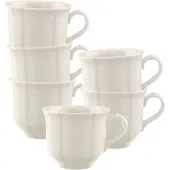Villeroy & Boch Kaffeetassen Manoir 120 ml Set van 6